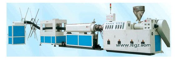 HDPE spiral carbon pipe production line