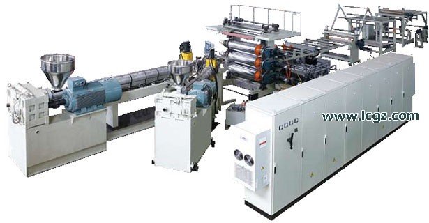 PP\PE\PVC\ABS\PMMA\PC board production line