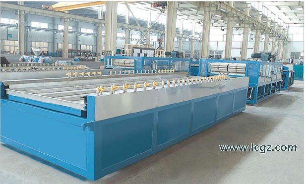 PVC wood plastic board production line
